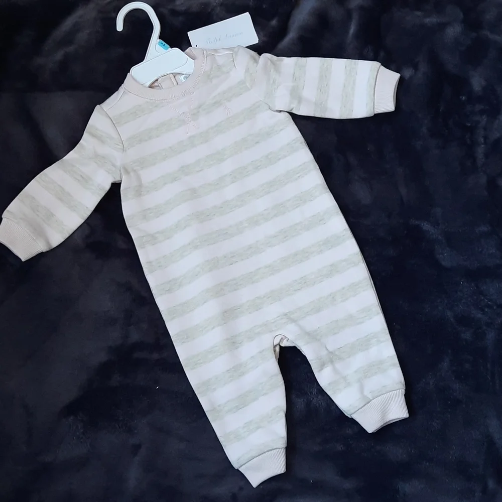 Ralph Lauren Fleece Coverall One Piece